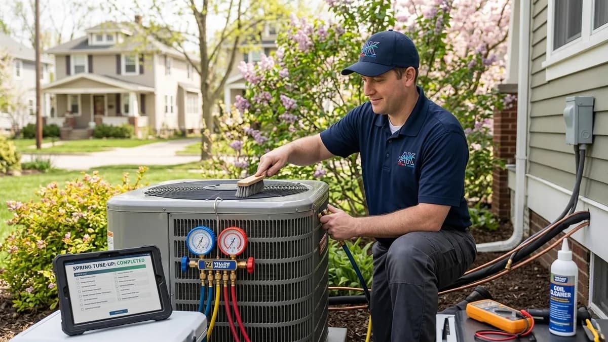 Spring AC Tune-Up Checklist for Northeast Ohio (DIY + Pro)