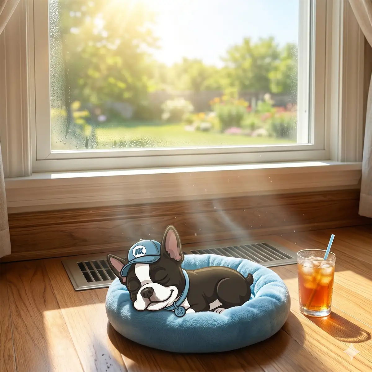 AK Heating & Cooling residential HVAC technician on a Northeast Ohio home call
